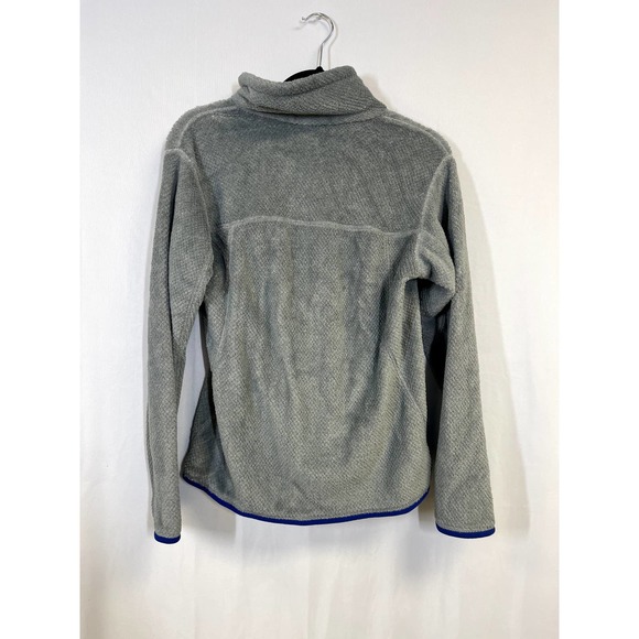 PATAGONIA Women's Re-Tool Snap T Fleece Pullover Hiking Gray Blue Size M - Picture 4 of 4
